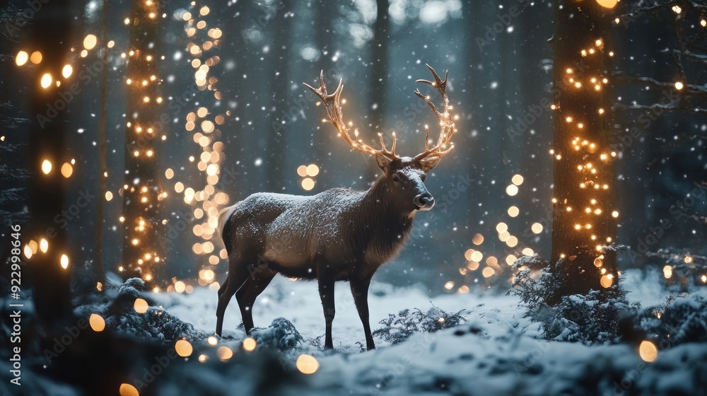 Reindeer in Winter Wonderland Reindeer in Winter Wonderland