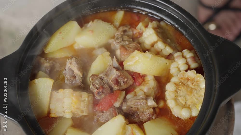 Potato and Corn Stewed Pork Ribs Potato and Corn Stewed Pork Ribs