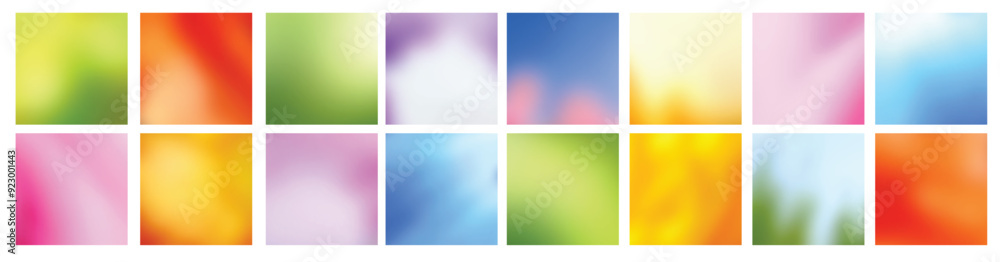 Fototapeta premium Spring landscape blurred backgrounds