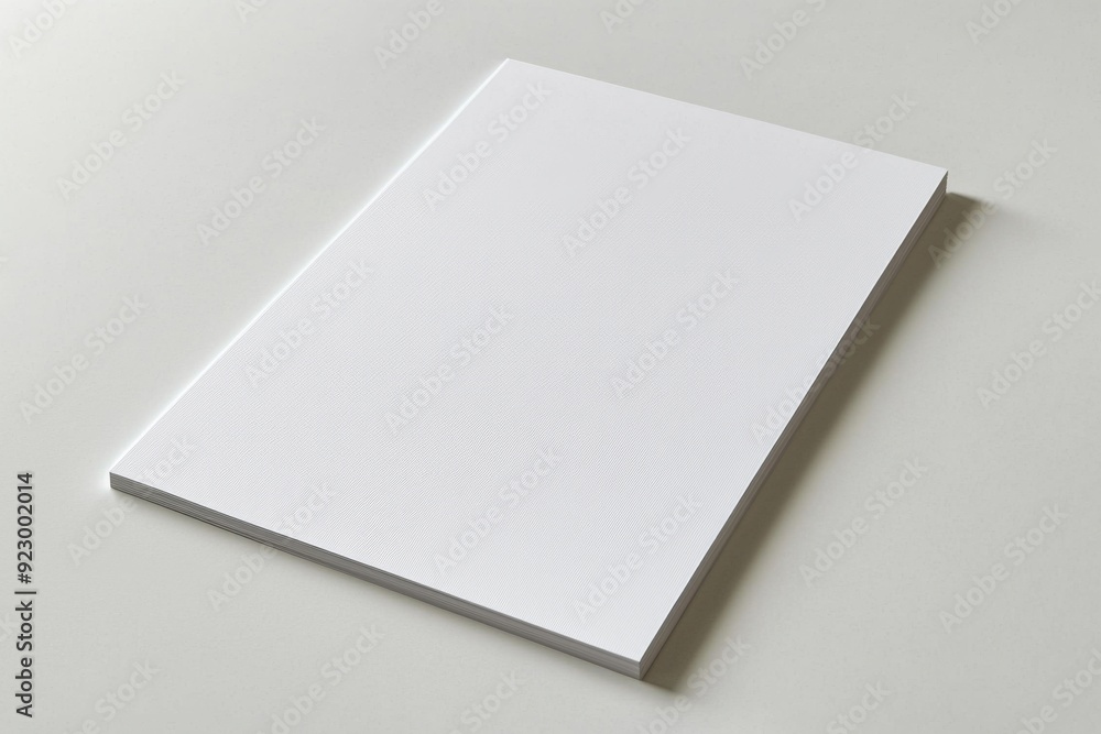 Blank A4 Paper Mockup on Isolated Background created with Generative AI Blank A4 Paper Mockup on Isolated Background created with Generative AI