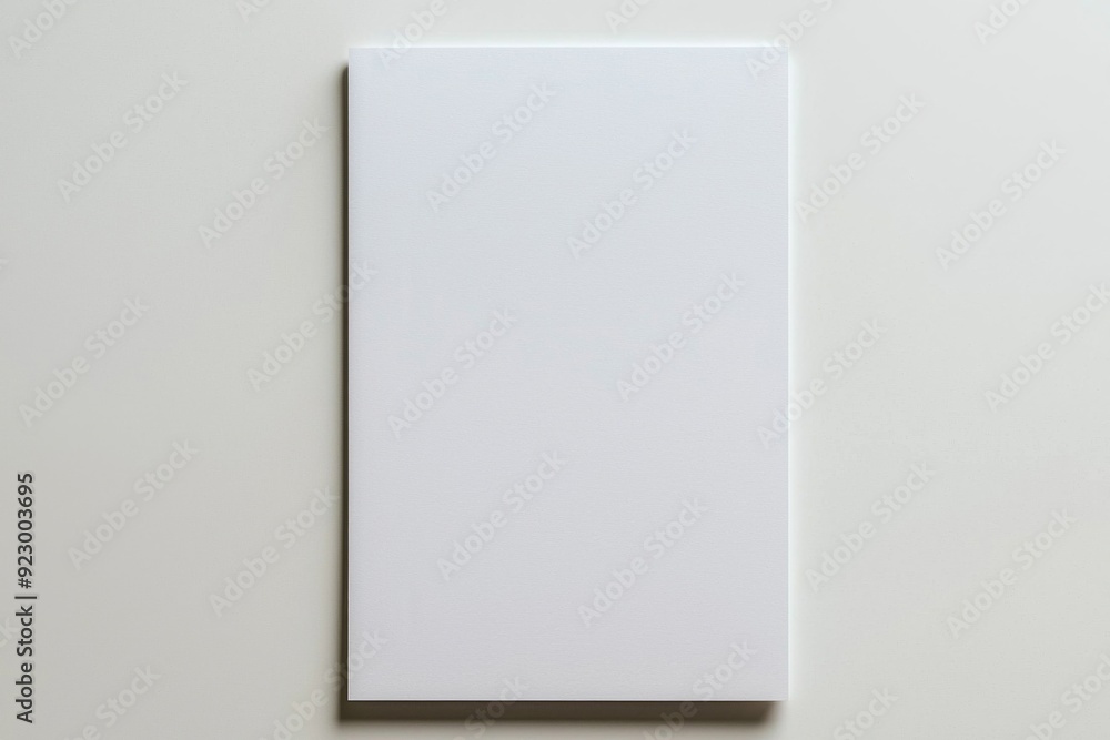 Blank A4 Paper Mockup on Isolated Background created with Generative AI Blank A4 Paper Mockup on Isolated Background created with Generative AI