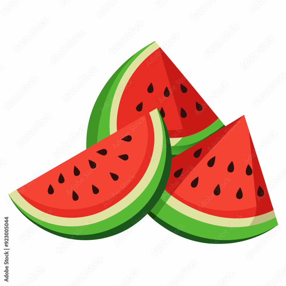 Watermelon Slices art vector illustration Watermelon Slices art vector illustration