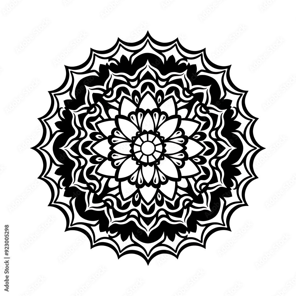Mandala vector image design Mandala vector image design