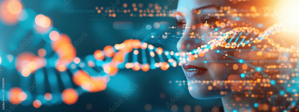 Obraz premium Genome sequencing studies for improving transplant outcomes, genome sequencing studies, innovative genetic research