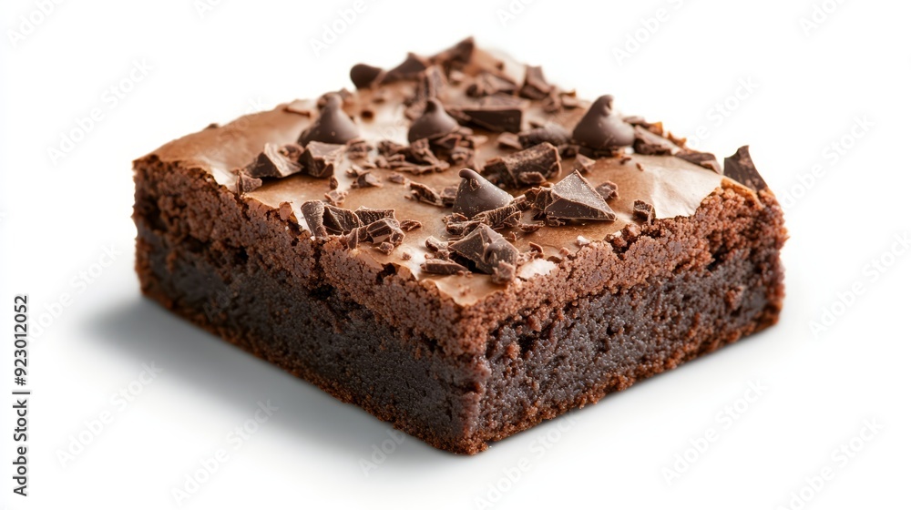 Chocolate Brownie with Chocolate Chunk Topping Chocolate Brownie with Chocolate Chunk Topping