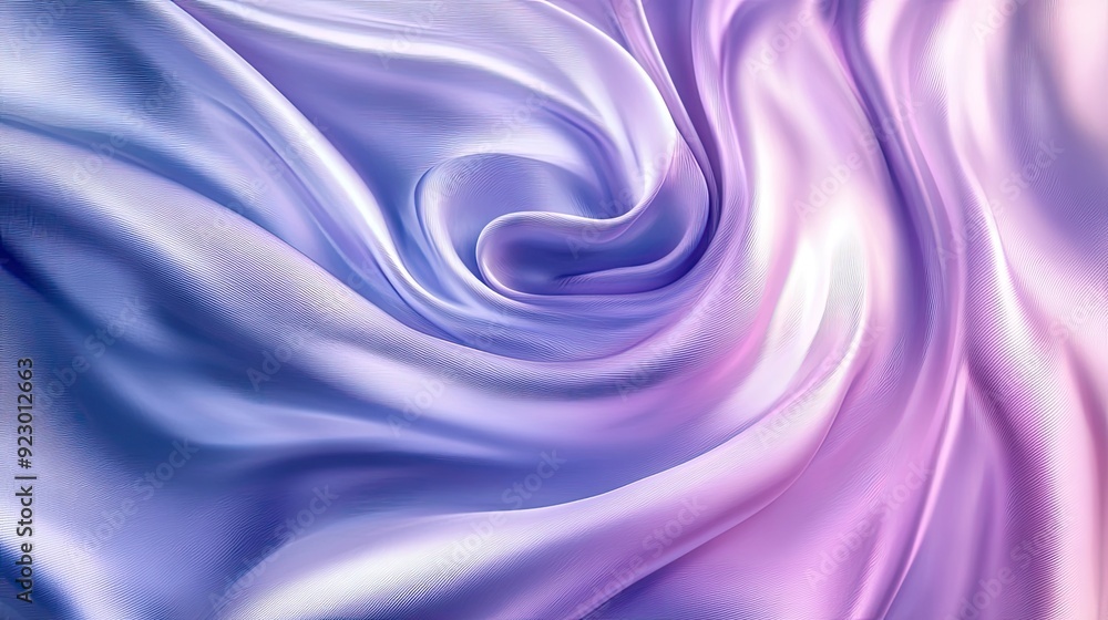 Obraz premium Elegant Abstract Background with Soft Pastel Silk Fabric in Swirling Motion