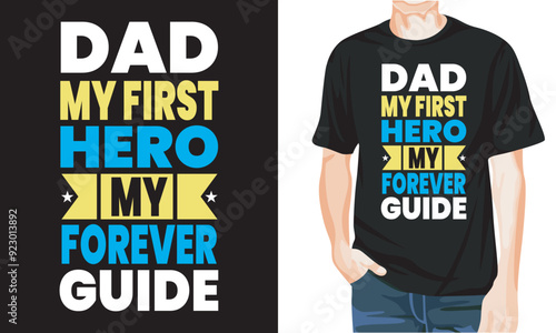 Happy father’s day typography t shirt design vector print template. Dad Lover Retro Vintage Father's Day. fathers day typography vector, father's t-shirt design ready for print fashion vector design