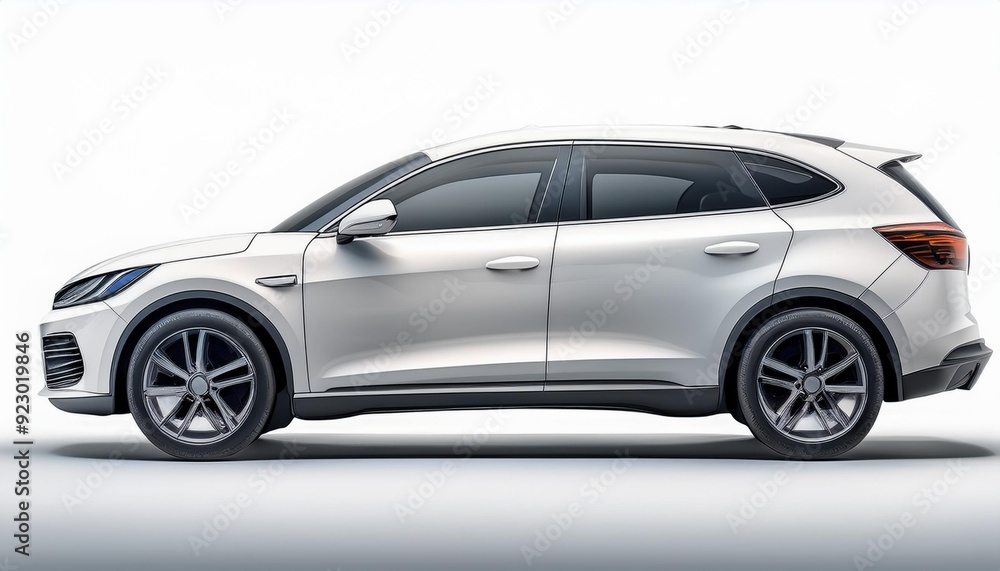 Passenger car isolated on a white background, with clipping path. Full Depth of field. Focus stacking, side view__ passenger car Passenger car isolated on a white background, with clipping path. Full Depth of field. Focus stacking, side view__ passenger car