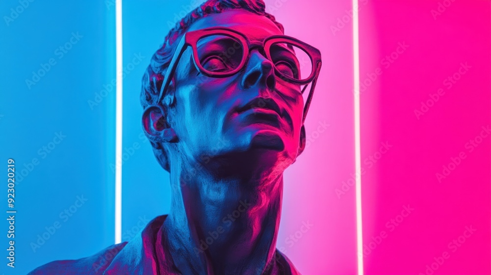 Neon Lit Sculpture Neon Lit Sculpture