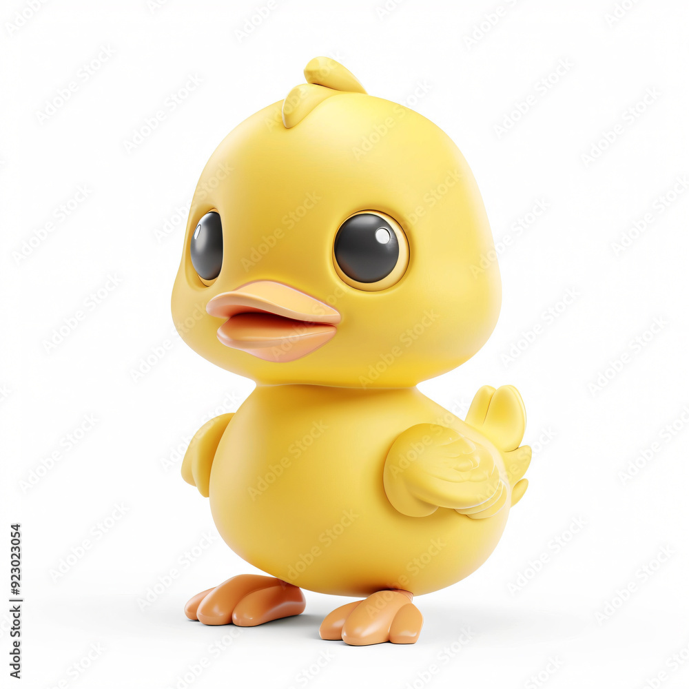 duck cartoon plastic 3d clay isolated duck cartoon plastic 3d clay isolated
