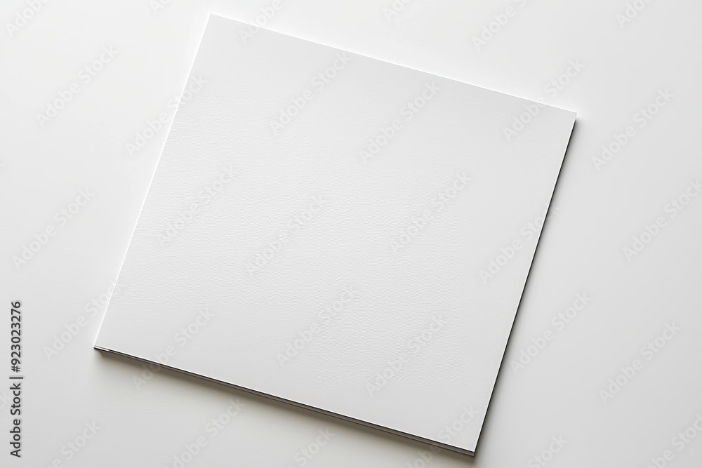 Blank A4 Paper Mockup on Isolated Background created with Generative AI Blank A4 Paper Mockup on Isolated Background created with Generative AI