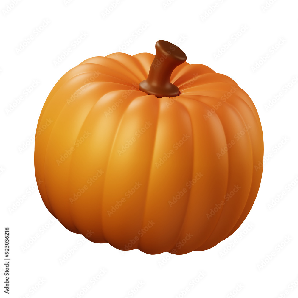 Obraz premium Pumpkin 3D Illustration