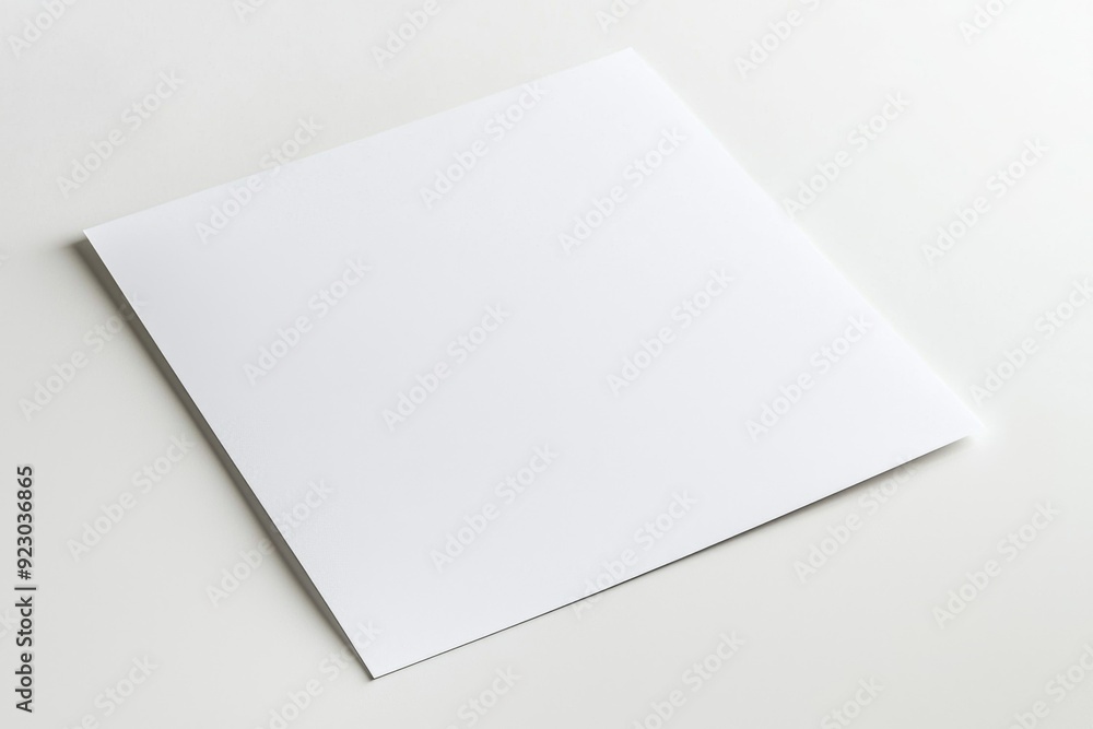 Blank A4 Paper Mockup on Isolated Background created with Generative AI Blank A4 Paper Mockup on Isolated Background created with Generative AI