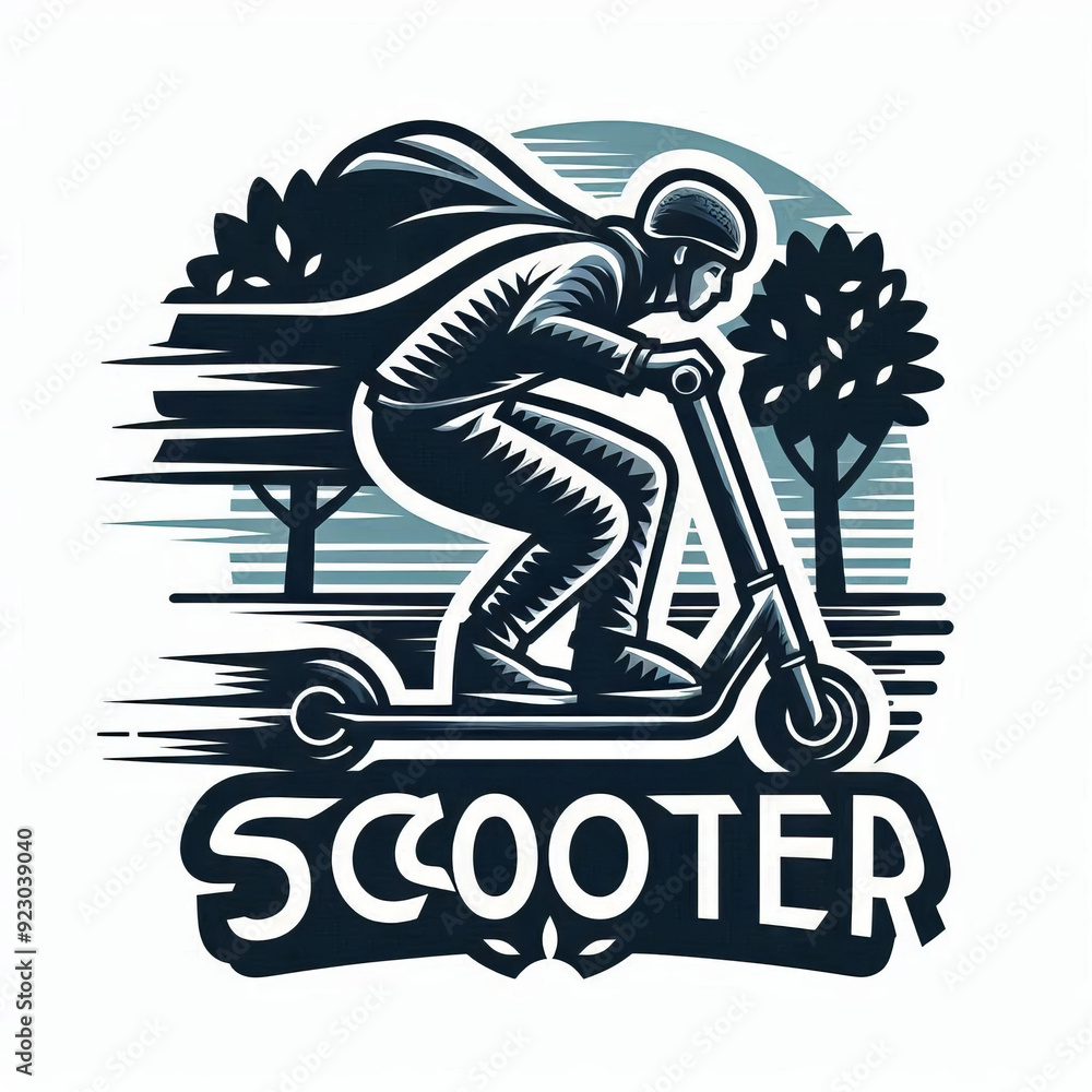 logo club scooter, vector, editing logo club scooter, vector, editing