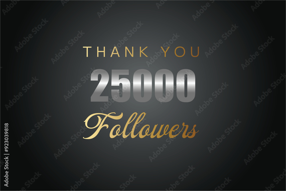 25000 OR 25K followers celebration. Thank you 25000 followers congratulation template banner. banner for social 25K friends and followers. celebrate subscribers and followers.
25000 OR 25K followers celebration. Thank you 25000 followers congratulation template banner. banner for social 25K friends and followers. celebrate subscribers and followers.