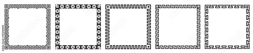 Greek Key Border Style Frames Greek Key Border Style Frames