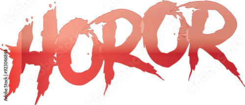 horor typography