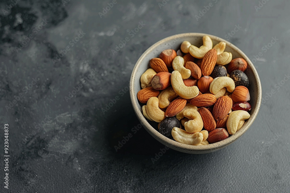 Mix of nuts in bowl Mix of nuts in bowl