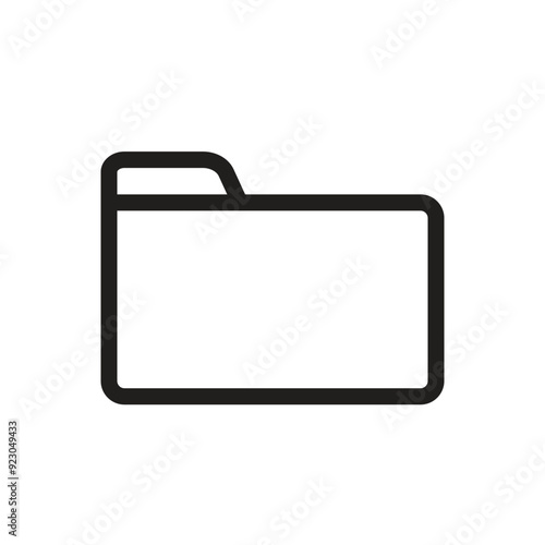 Folder Icon - Line