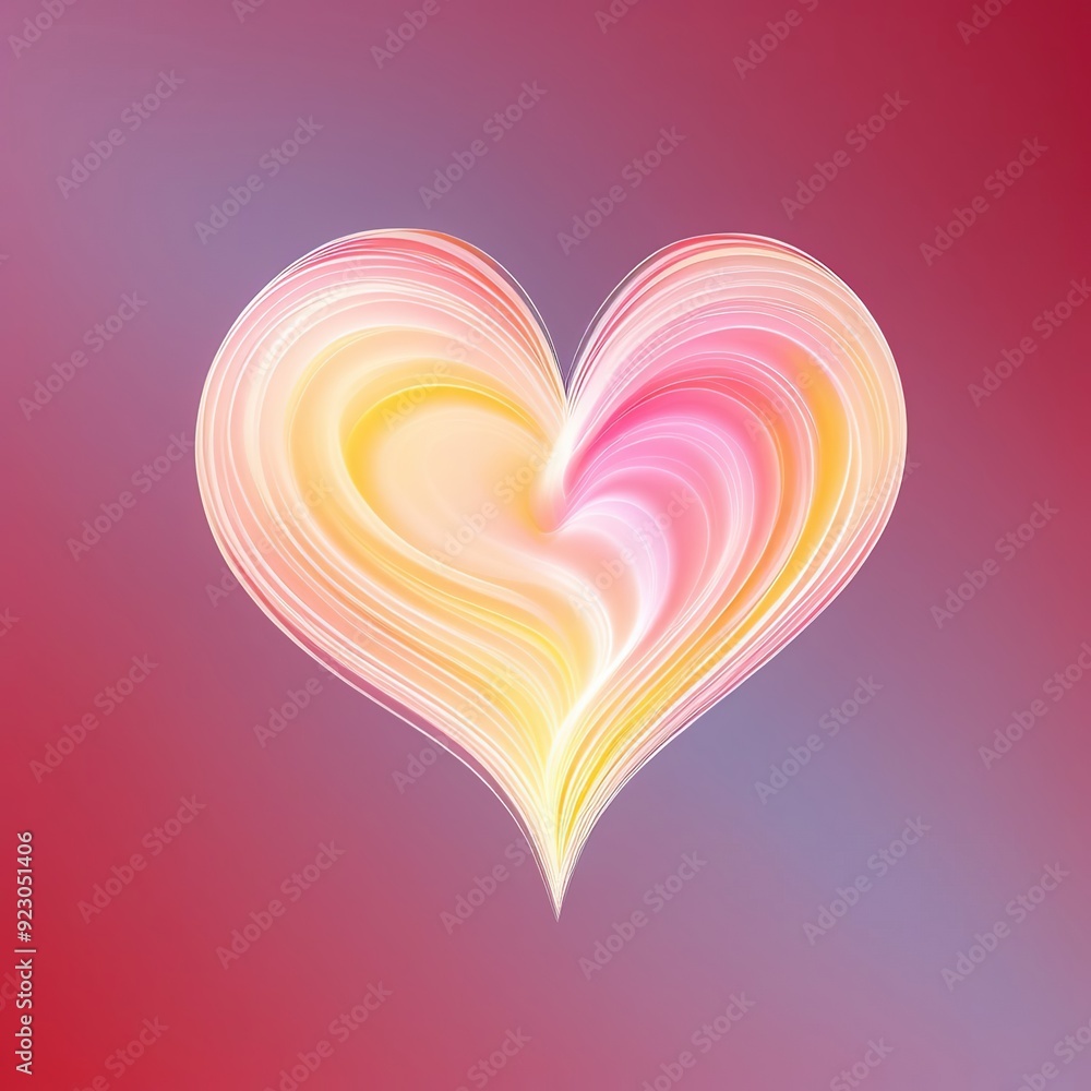 a heart picture of many colored lines and spots a heart picture of many colored lines and spots