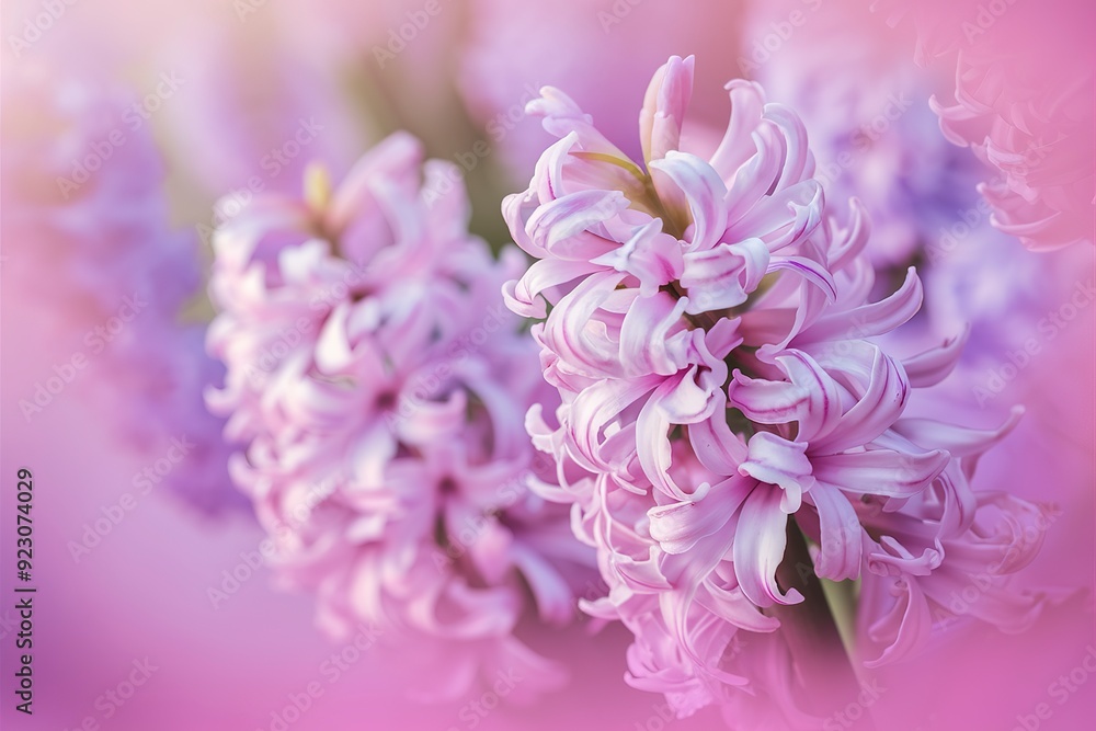 Romantic and delicate spring flower Hyacinth in bloom Romantic and delicate spring flower Hyacinth in bloom