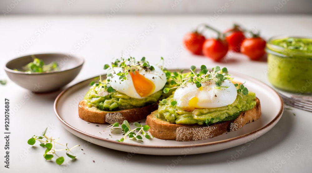 Trendy Avocado Toast with Creative Toppings Trendy Avocado Toast with Creative Toppings