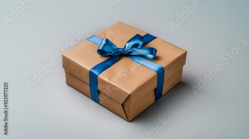 White gift box with blue bow . isolated on white background, White gift box with a red bow on white background. 3D rendering, White gift boxes with red ribbon on pink background. 3d rendering. 