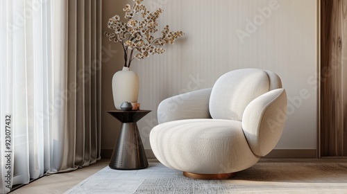 Modern Interior Design with a Comfortable Chair