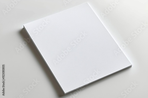 Blank A4 Paper Mockup on Isolated Background created with Generative AI