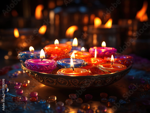 Happy diwali the festival of lights