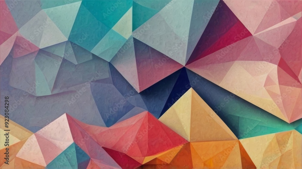 Abstract background with low poly design Abstract background with low poly design