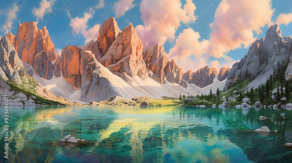 Obraz premium Mesmerizing view of Columbia River Gorge National Scenic Area