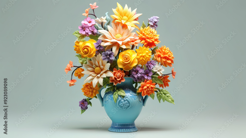 Vase mit Gänseblümchen Vase mit Gänseblümchen