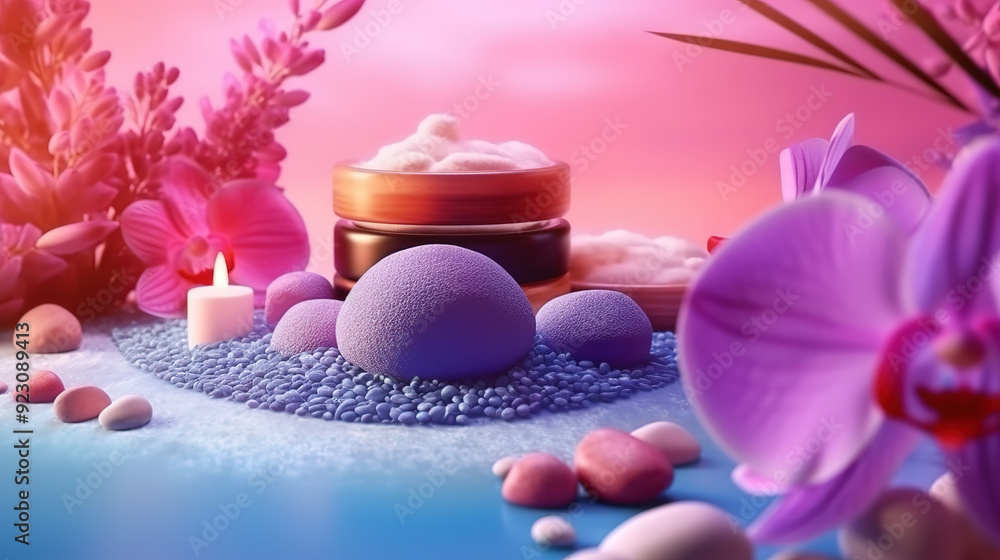 Wellness und Spa Konzept mit Natürlichen Hintergrund Wellness und Spa Konzept mit Natürlichen Hintergrund