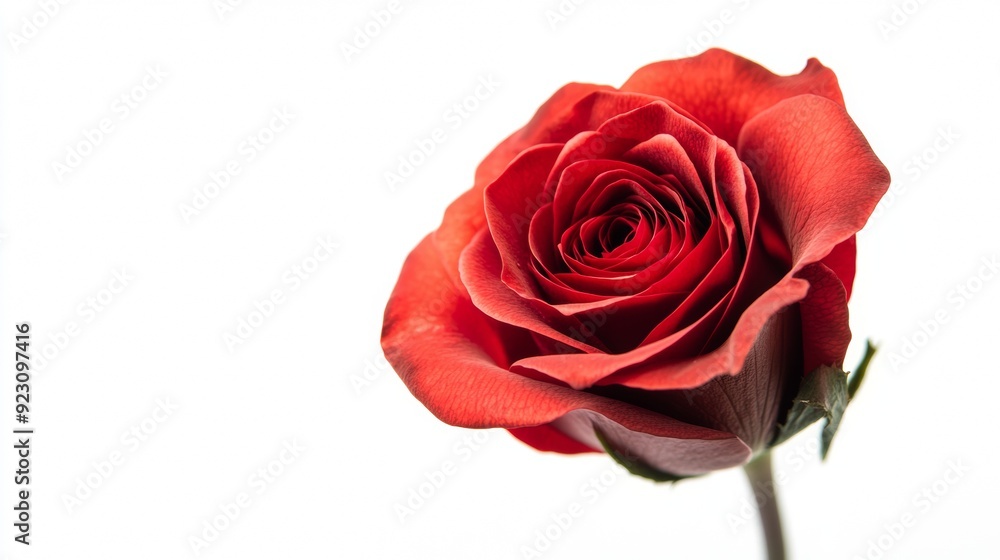 Red Rose on White - Stunning Minimalist Photography Red Rose on White - Stunning Minimalist Photography