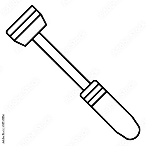Chisel art vector illustration