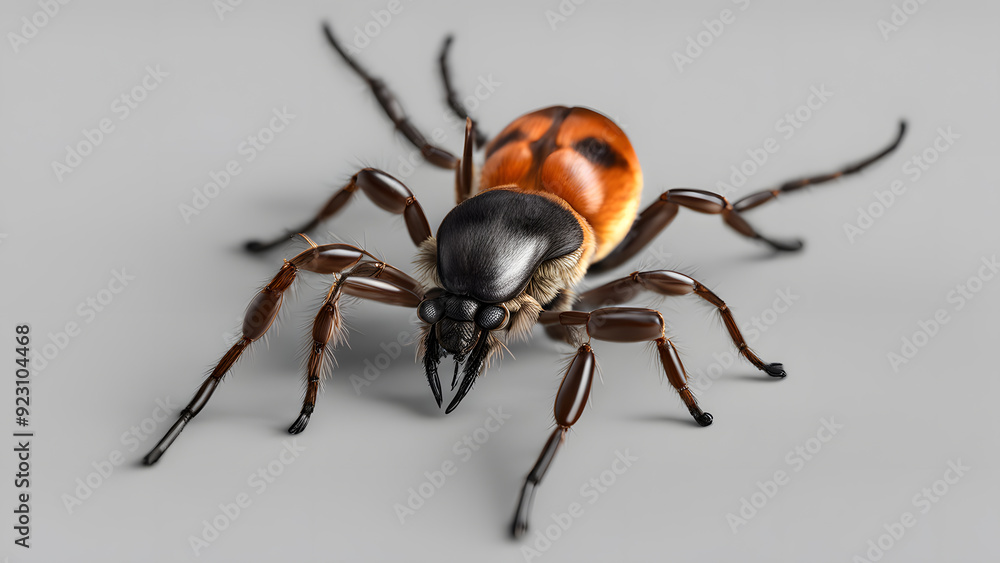 there is a spider that is sitting on the ground there is a spider that is sitting on the ground