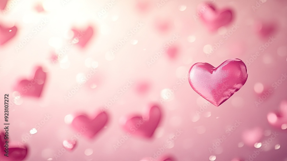 A dreamy pink hearts background, with soft, sweet hearts floating across a light pink canvas, ideal for Valentine's Day or Mother's Day designs. - A dreamy pink hearts background, with soft, sweet hearts floating across a light pink canvas, ideal for Valentine's Day or Mother's Day designs. -