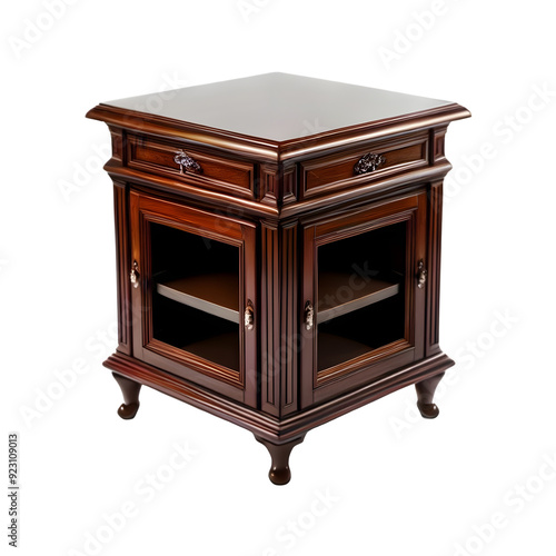 Isolated Espresso ground rich cabinet on a transparent background PNG