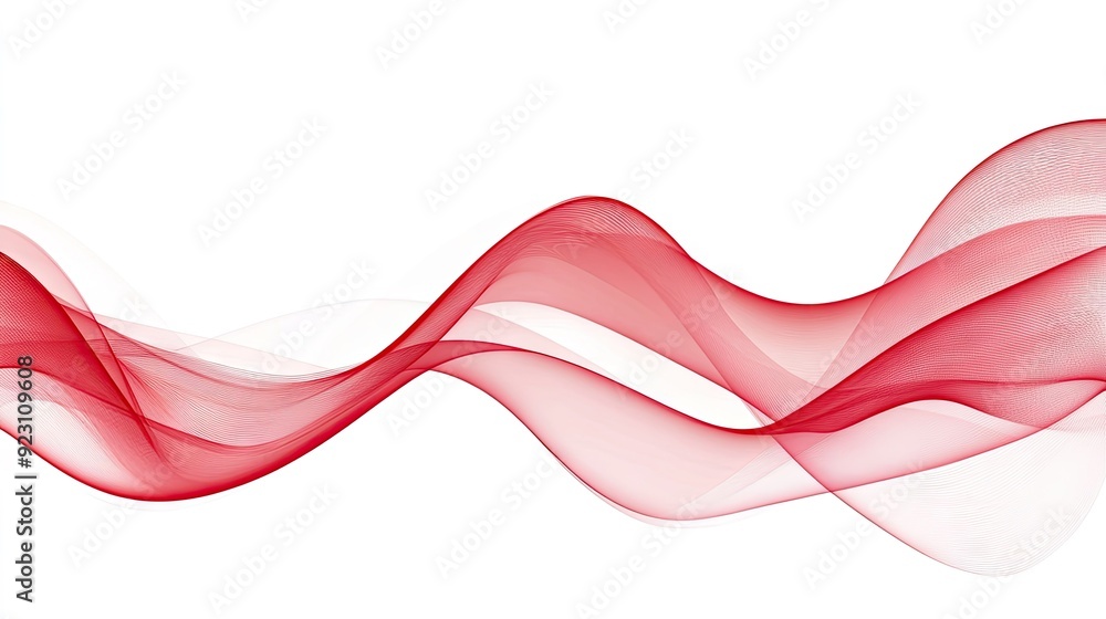 Abstract red curve design on a clean white background, featuring smooth and flowing lines. Ideal for modern graphics, presentations, and creative projects. Abstract red curve design on a clean white background, featuring smooth and flowing lines. Ideal for modern graphics, presentations, and creative projects.