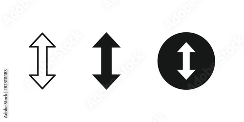 Torrent icon in trendy flat style. Arrow sign and symbol. Arrow icon collection.