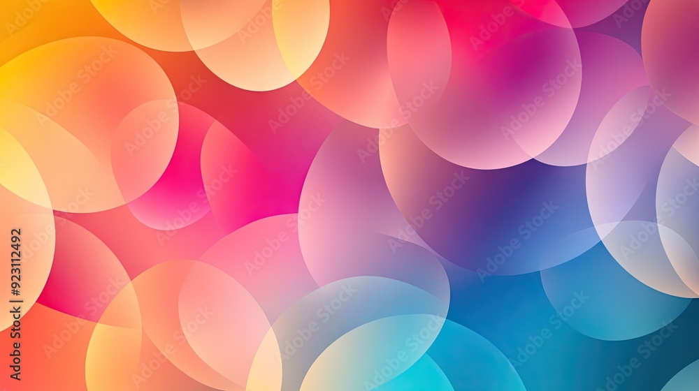 Colorful abstract background with a mix of geometric circles and smooth gradients. Perfect for adding a touch of creativity to websites, posters, and advertising. Colorful abstract background with a mix of geometric circles and smooth gradients. Perfect for adding a touch of creativity to websites, posters, and advertising.