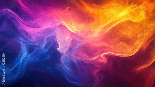 Wallpaper Mural Colorful abstract background with a blend of warm and cool tones, creating a harmonious visual effect. Great for digital designs, artistic banners, and creative visuals. Torontodigital.ca