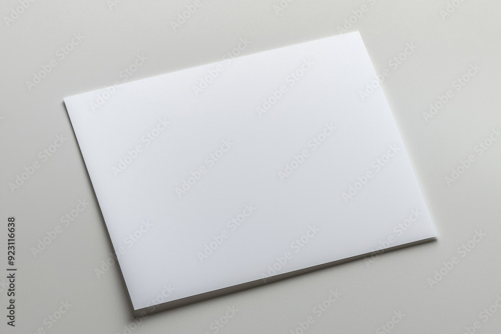Blank A4 Paper Mockup on Isolated Background created with Generative AI Blank A4 Paper Mockup on Isolated Background created with Generative AI