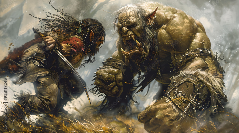 Intense Close-Up Gaze and Expressions, Revealing the Depth and Emotion of Powerful Characters in a Fantasy World Intense Close-Up Gaze and Expressions, Revealing the Depth and Emotion of Powerful Characters in a Fantasy World