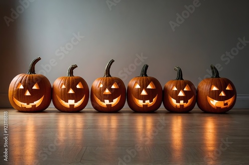 Halloween pumpkins photo