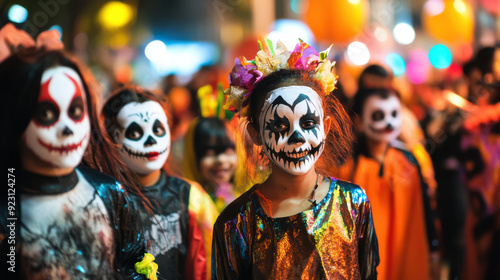 Halloween in Malaysia: Urban areas with spooky street festivals and costume contests, photo