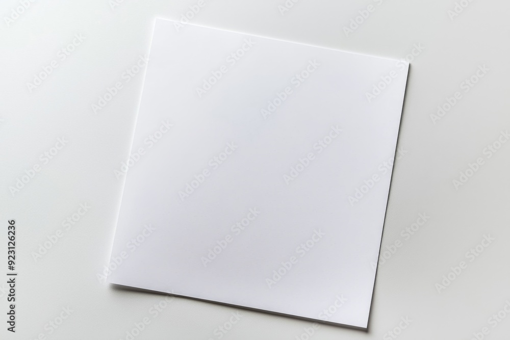 Blank A4 Paper Mockup on Isolated Background created with Generative AI Blank A4 Paper Mockup on Isolated Background created with Generative AI