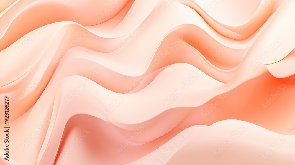 Peach-colored background with abstract wavy shapes, offering a trendy and elegant design template for your next banner or poster. Peach-colored background with abstract wavy shapes, offering a trendy and elegant design template for your next banner or poster.