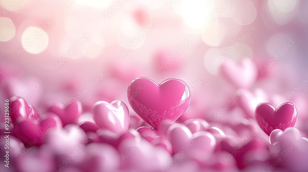 Sweet pink hearts background with a soft glow, perfect for love-themed designs, featuring overlapping hearts in different sizes for Valentine's Day or Mother's Day. Sweet pink hearts background with a soft glow, perfect for love-themed designs, featuring overlapping hearts in different sizes for Valentine's Day or Mother's Day.
